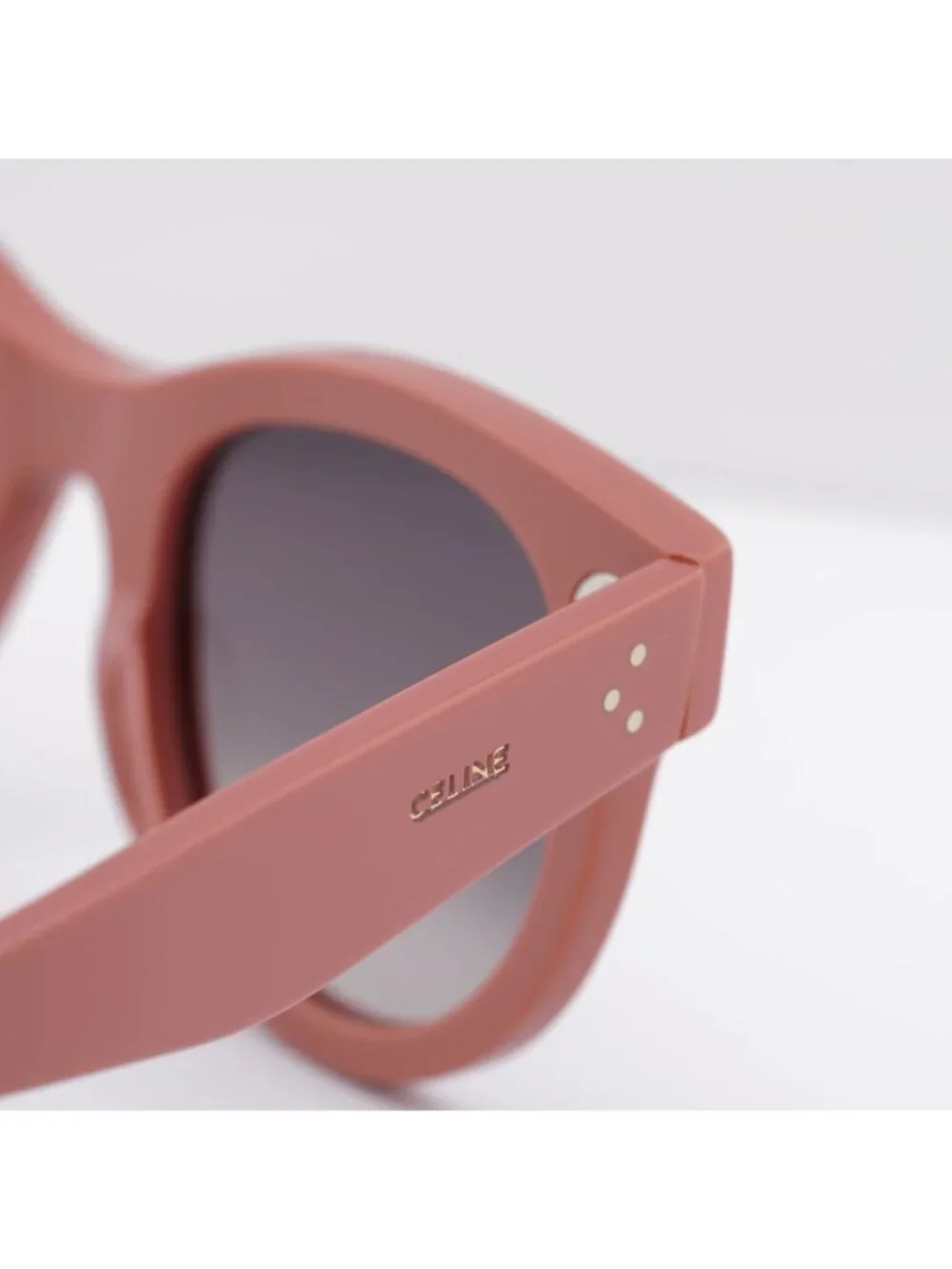 Celine CL4003IN 72F Round Sunglasses - Pink / Brown Gradient